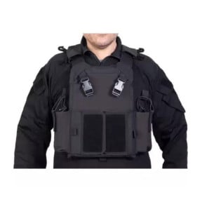 Gilet porte-plaques Force MK2 - Noir - Delta Tactics