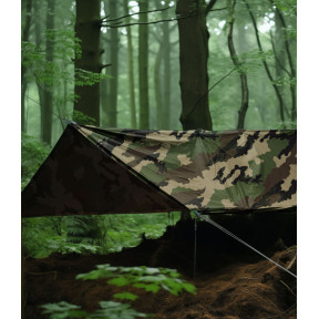 Bâche polyester à coutures étanches 3 x 3 m - Patrol