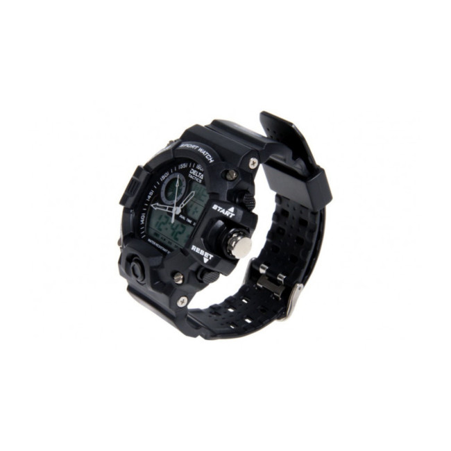 Montre tactique analogique et digitale - Noir - Delta Tactics