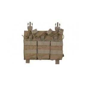 Panneau Force avec triple porte-chargeur AK/36 - Coyote - Delta Tactics