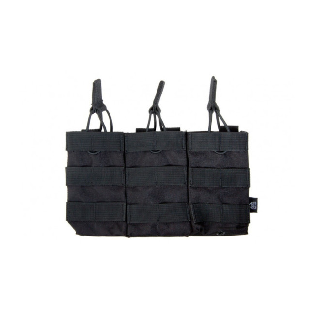 Drievoudige M4 magazijnhouder - Zwart - Delta Tactics