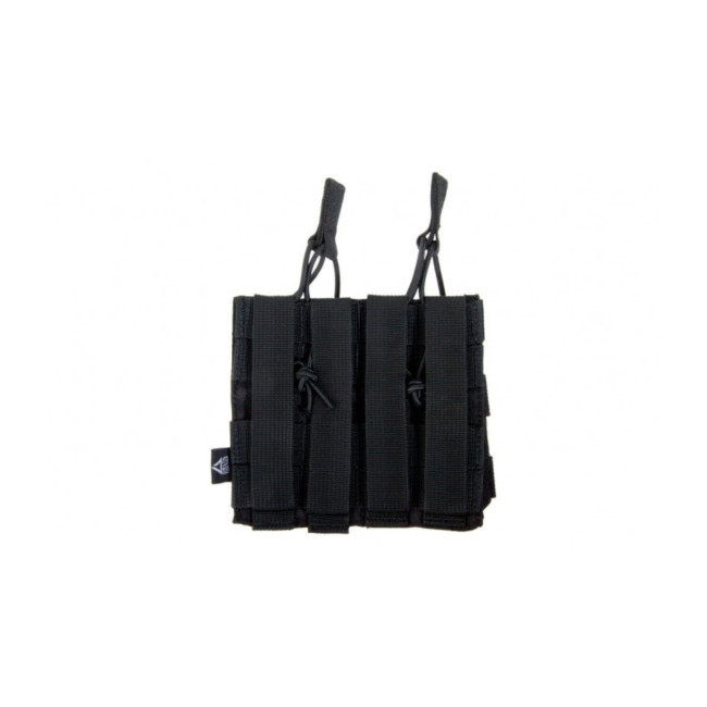 Dubbele M4 magazijnhouder - Zwart - Delta Tactics