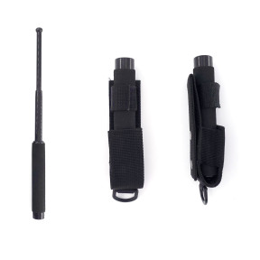 MATRAQUE TELESCOPIQUE ACIER TREMPE MANCHE MOUSSE+ ETUI 40 CM - Patrol Equipment