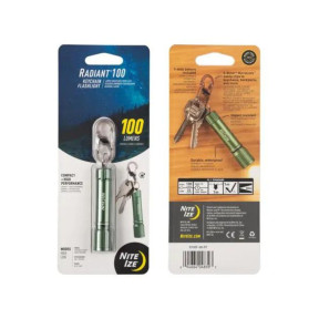 Radiant® 100 Schlüsselanhänger-Taschenlampe - Olive - nite ize
