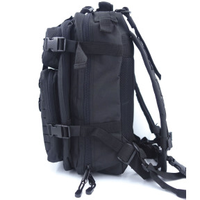 Sac à dos noir ASSAULT Pack Système MOLLE Découpe Laser 27L -Patrol Equipement