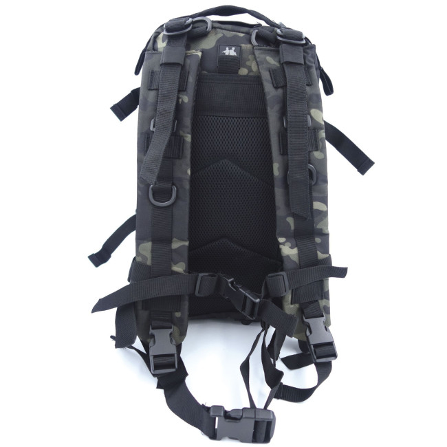 Plecak ASSAULT Pack System MOLLE Cięcie Laserowe 27L Camo Czarny -Patrol Equipement