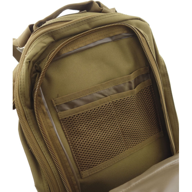 Assault Pack Rucksack MOLLE System Laser-Cut 27L Coyote -Patrol Equipement