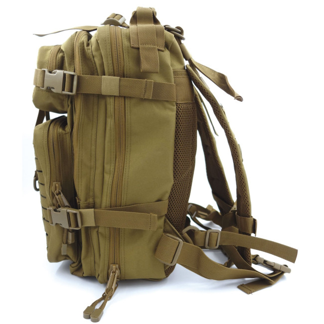Rugzak Assault Pack MOLLE Systeem Laser Gesneden 27L Coyote -Patrol Equipement