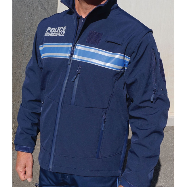 Blouson softhsell Police Municipale 2-en-1 manches amovibles -Patrol Equipement