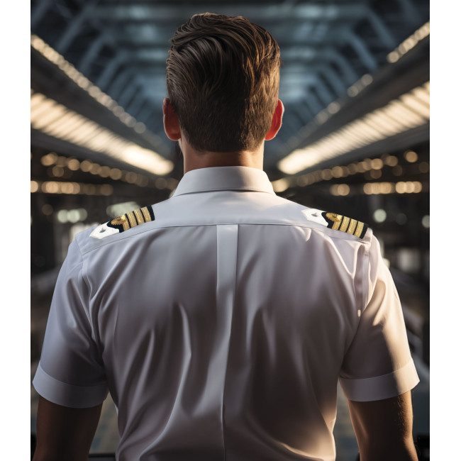 Chemise pilote blanche manches courtes - Patrol Equipement
