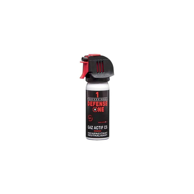 Aérosol Gaz CS 50ml Défense One diam.35 avec ACCUSOL - GK
