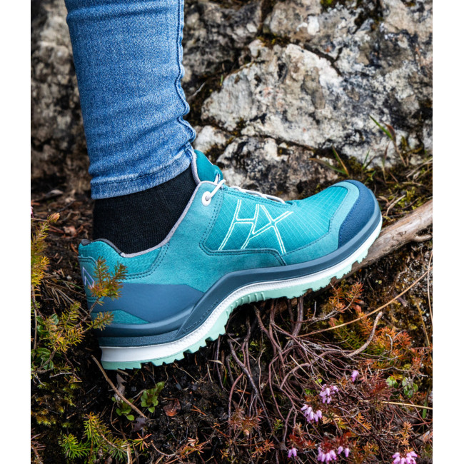Chaussures BLACK EAGLE Adventure 3.0 GTX Ws low - Bleu Canard Menthe - Haix