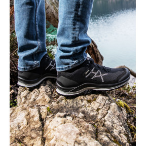 Chaussures BLACK EAGLE Adventure 3.0 GTX low - Noir Argent - Haix
