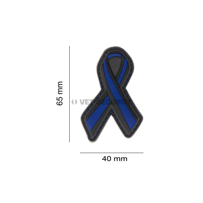 Gummi-Patch Thin Blue Line Ribbon - JTG