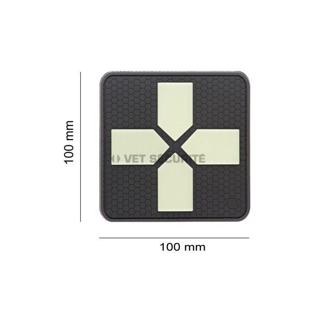 Patch gumowy Big Cross Medic - Glow - JTG
