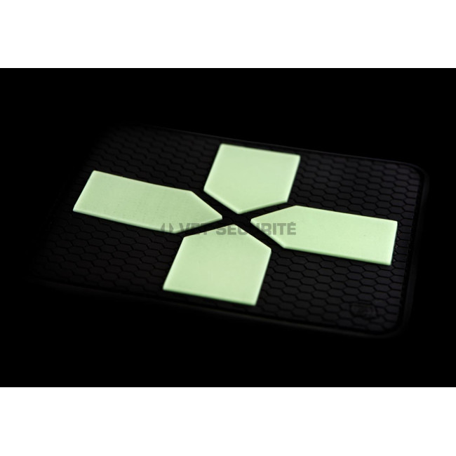 Patch en gomme Big Cross Medic - Glow - JTG