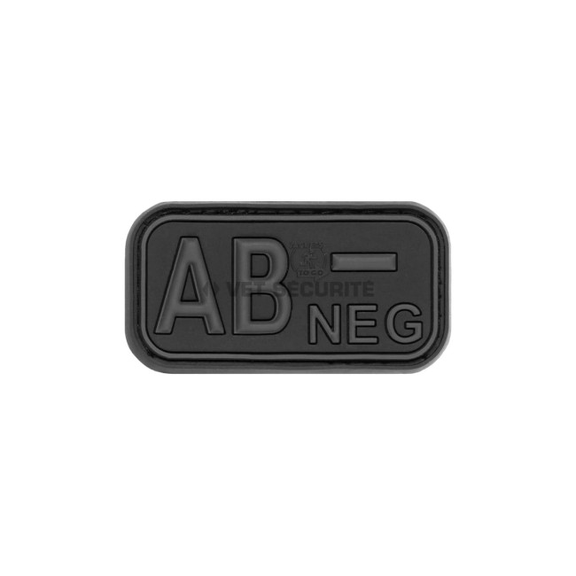 Patch en gomme groupe sanguin AB- Blackops - JTG