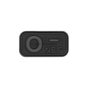 Patch en gomme groupe sanguin O- Blackops - JTG