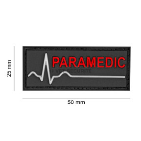Gumowa naszywka Paramedic - JTG