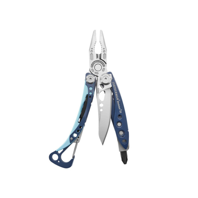 Multifunctionele tang Skeletool CX blauw nightshade - Leatherman