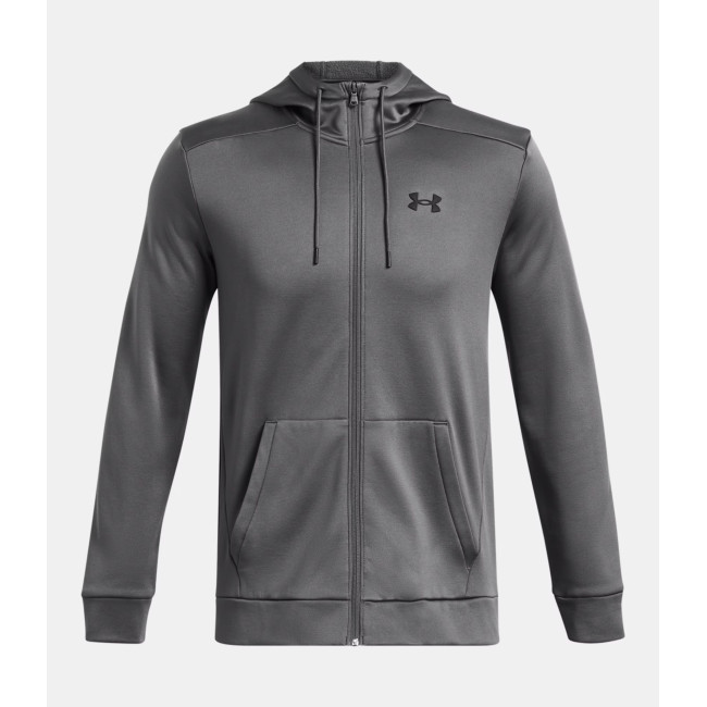 Bluza męska Armour Fleece® Full-Zip - Szary Kamień - Under Armour