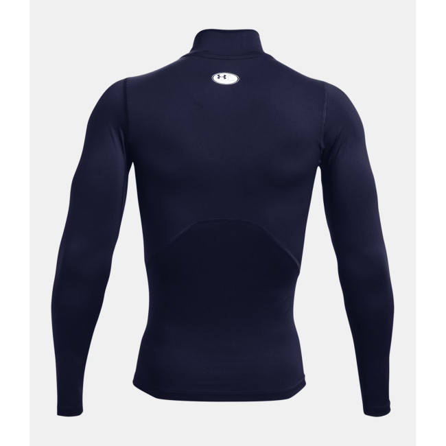 HeatGear® Armour Langarm-Stehkragenshirt für Herren - Marineblau - Under Armour
