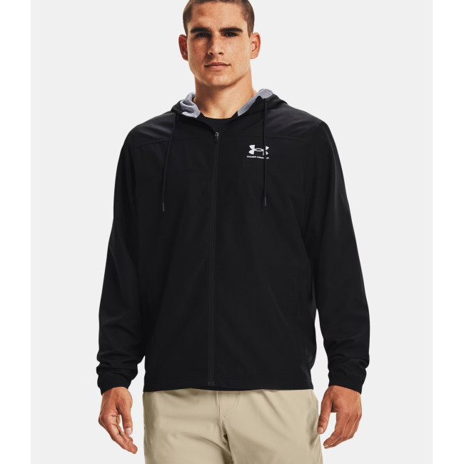 Veste coupe-vent UA Sportstyle pour homme - Noir - Under Armour
