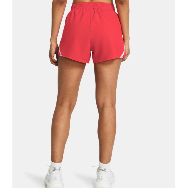 UA Fly-By 3' Damenshorts - Rot - Under Armour