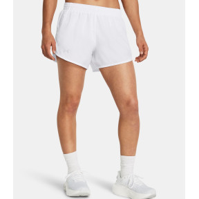UA Fly-By 3' Damenshorts - Weiß - Under Armour