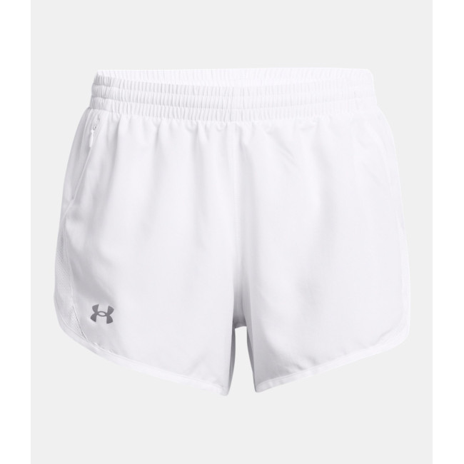 Dames short UA Fly-By 3' - Wit - Under Armour