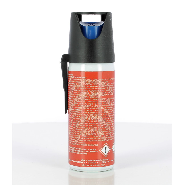 Aérosol Gel poivre 50ml Défense One diam 35 - GK