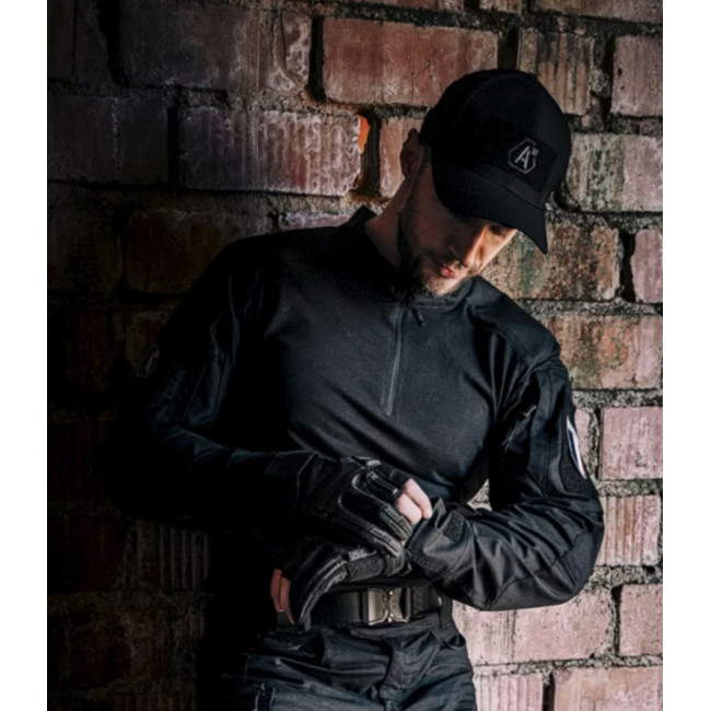 Combat shirt Ubas Fighter zwart - A10 Equipment