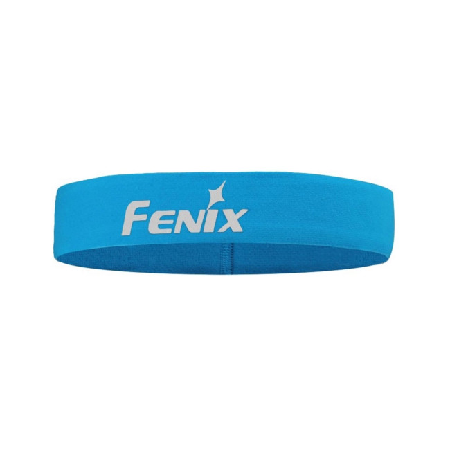 Elastisches Sport-Stirnband aus blauem Nylon - Fenix