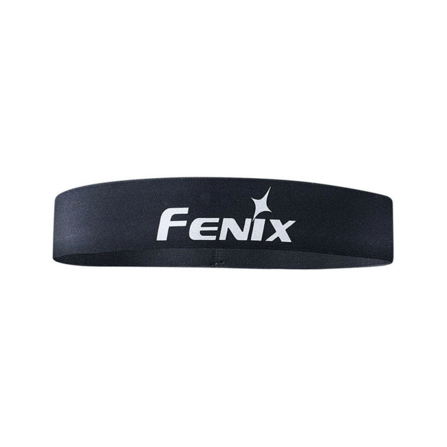 Elastische sport hoofdband van nylon zwart - Fenix