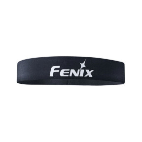 Serre-tête de sport élastique en nylon noir - Fenix