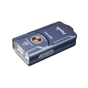 Blaue Metallschlüsselanhänger-Lampe - 500 Lumen - Fenix