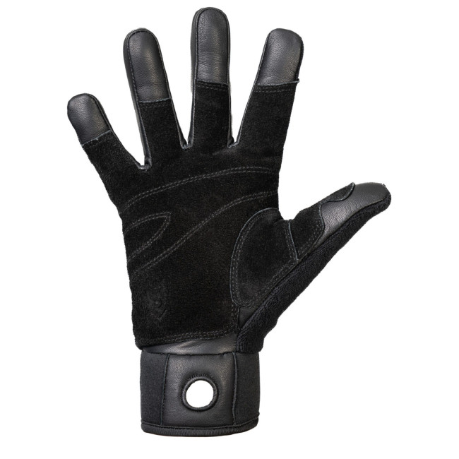 Handschoenen voor abseilen / werken met touwen - Zwart - MOG