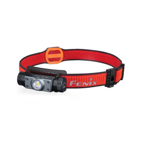 Lekka magnezowa latarka czołowa do biegania terenowego szara - 1200 Lumenów - Fenix