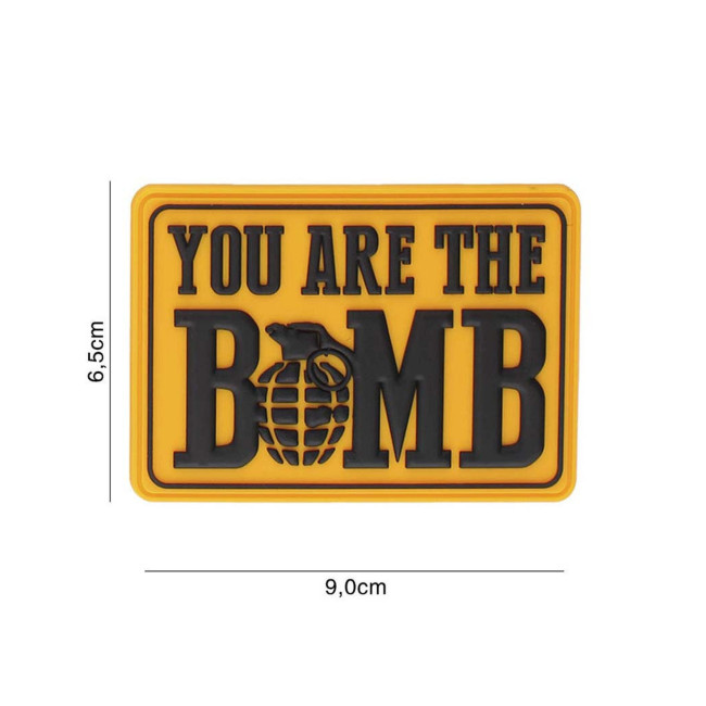 Naszywka 3D PVC You are the bomb - 101 Inc
