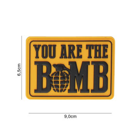 Patch 3D PVC You are the bomb - 101 Inc