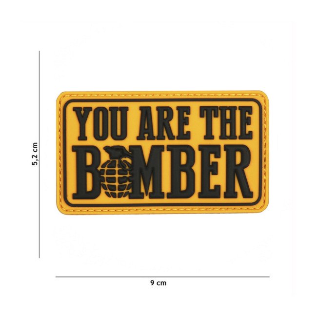 Patch 3D PVC You are the bomber - 101 Inc