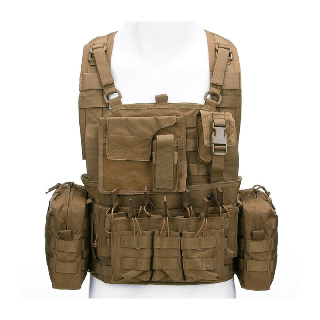 Gilet tactique de poitrine - Coyote - 101 Inc