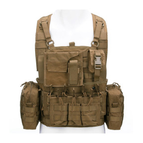 Gilet tactique de poitrine - Coyote - 101 Inc