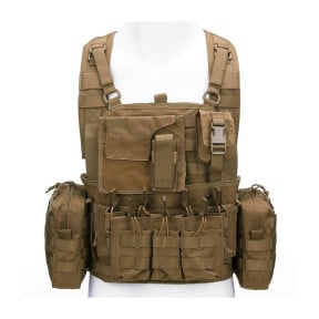 Gilet tactique de poitrine - Coyote - 101 Inc
