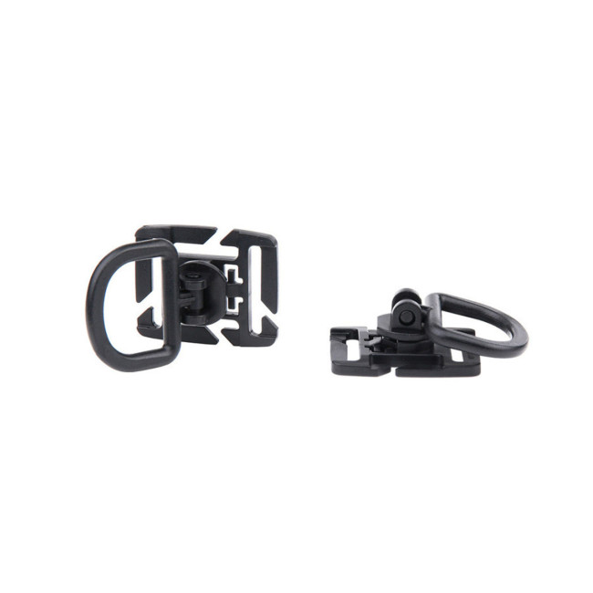 Lot de 2 anneaux Molle D - Noir - 101 Inc