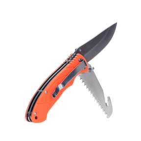 Couteau Bushcraft de couleur orange - Fosco Industries 