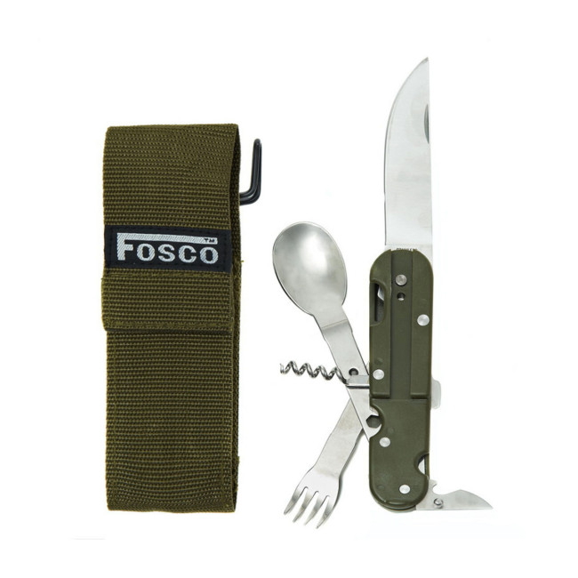Multifunctioneel zakmes groen - Fosco Industries