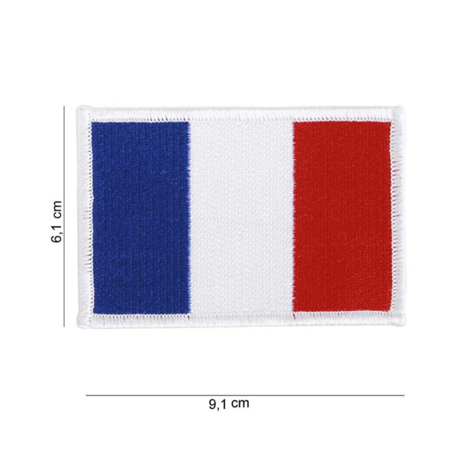 Frankrijk vlag patch groot model - Fostex Garments