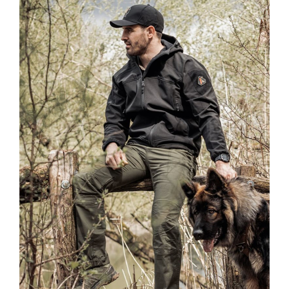 Colete softshell Instructor Preto A10 Equipment