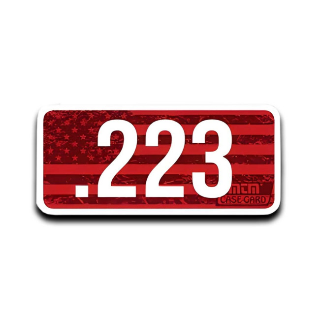 Sticker voor kaliber . 223 Pak van 8 stuks - MTM Case-Gard